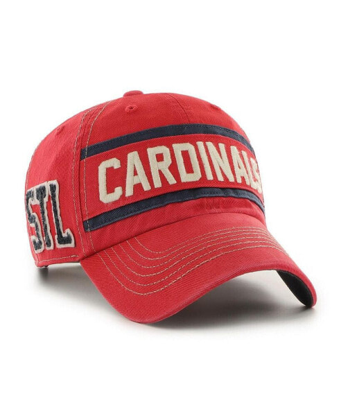 Men's Red St. Louis Cardinals Hard Count Clean Up Adjustable Hat