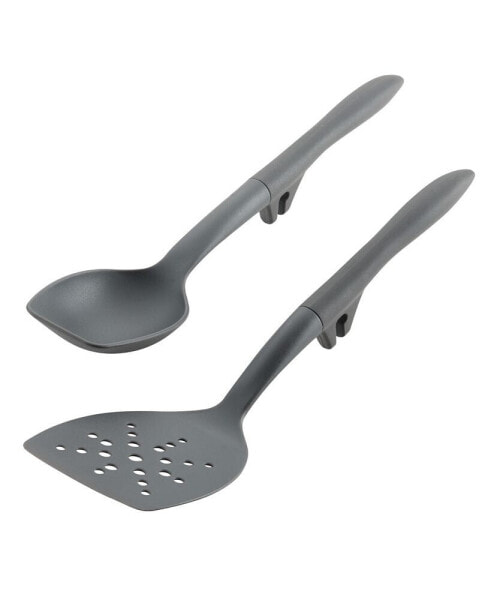 Tools and Gadgets Lazy Flexi Turner and Scraping Spoon Set, Teal