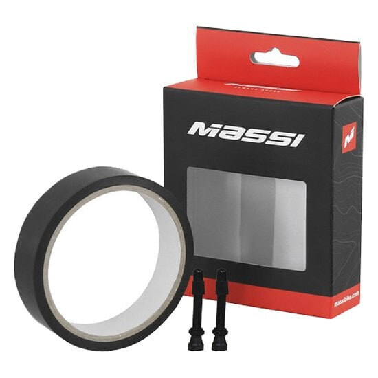 MASSI Tubeless Tape 10 Meters With 2 Valves