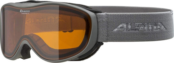 ALPINA Challenge 2.0 Contrast Enhancing, Anti-Fog & Shatterproof OTG Ski Goggles with 100% UV Protection for Adults