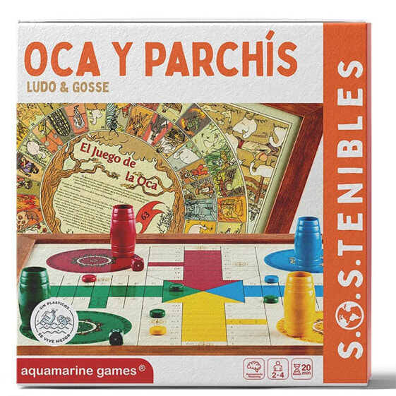 AQUAMARINE Oca And Pachís Board Game
