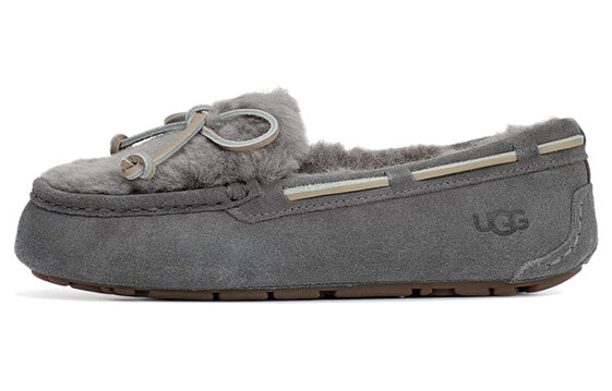 Кроссовки женские UGG Ansley Bow Glimmer Коричневые 1112299-GREY