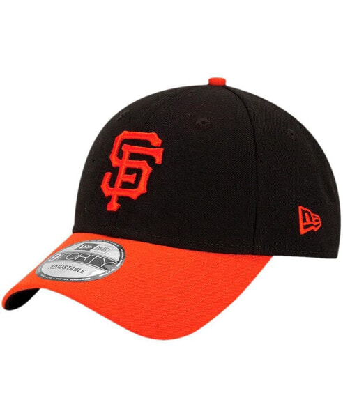 Men's Black, Orange San Francisco Giants League 9Forty Adjustable Hat