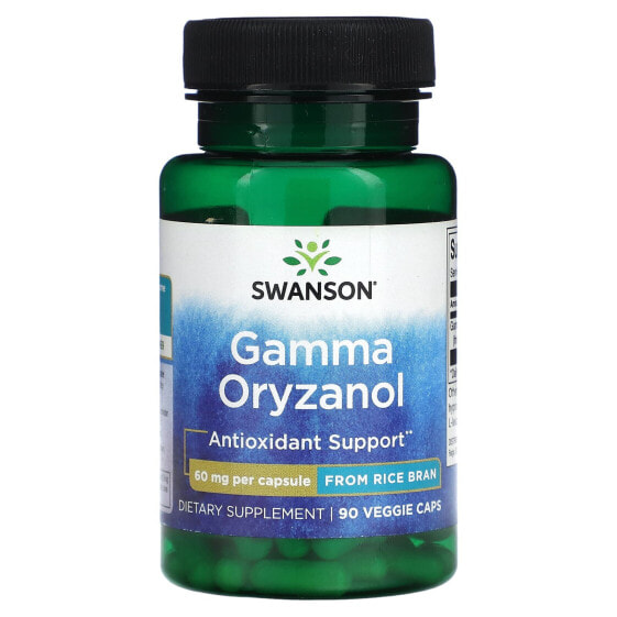 БАД антиоксидантный Swanson Gamma Oryzanol, 60 мг, 90 растительных капсул