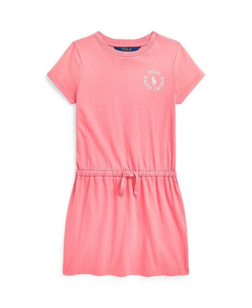 Платье для малышей Polo Ralph Lauren с накладной логотипом Big Pony