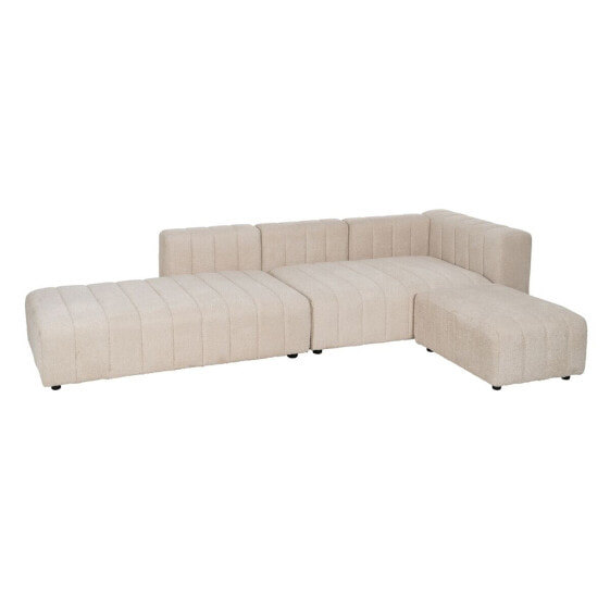 Sofa Beige Polyester Iron 148 x 100 x 66 cm
