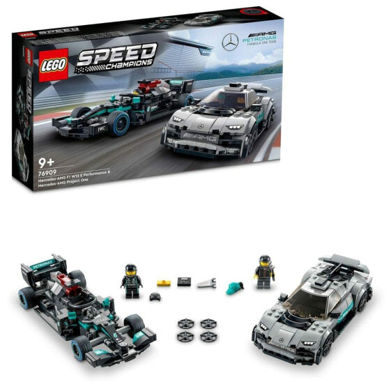 Игровой набор Lego Speed Champions Mercedes-AMG F1 W12 E Performance & Mercedes-AMG Project One 76909 (Скоростные Чемпионы) (Детям > Игрушки и игры > Игровые наборы и фигурки > Игровые наборы)