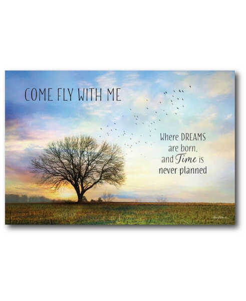 Come Fly with Me Gallery-Wrapped Canvas Wall Art - 12" x 18"