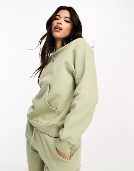 Chelsea Peers oversized sweatshirt in sage green