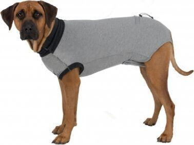 Одежда для собак TRIXIE Плащ медицинский серый размер S 35 см
