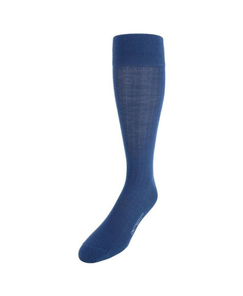 Men's Sutton Fine Merino Wool Solid Color Ribbed Socks