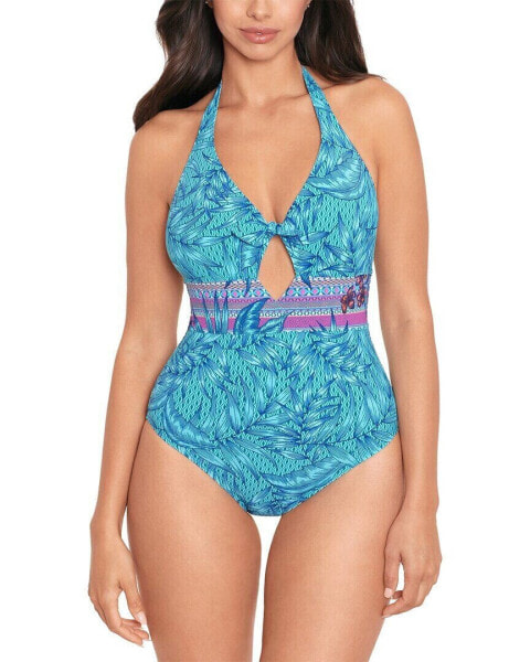 Skinny Dippers Mojito Toffee One-Piece Women's Blue S