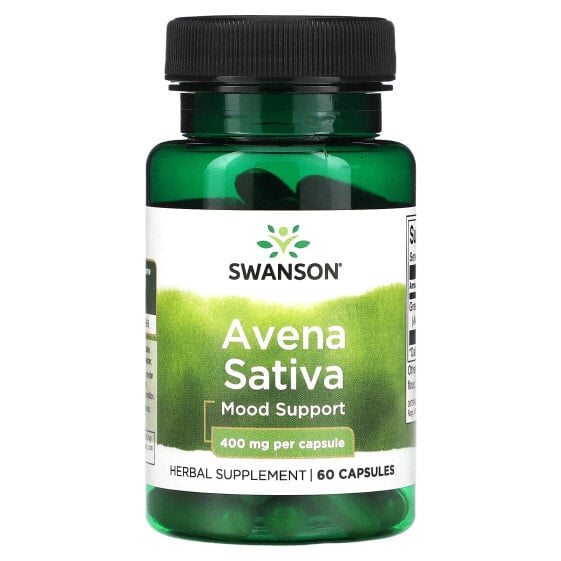 Avena Sativa, 400 mg, 60 Capsules