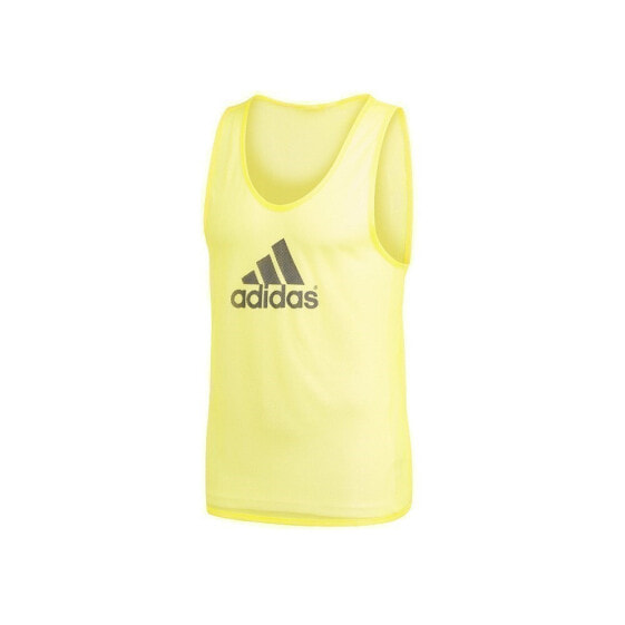 Мужская майка спортивная желтая с логотипом Adidas Bib 14