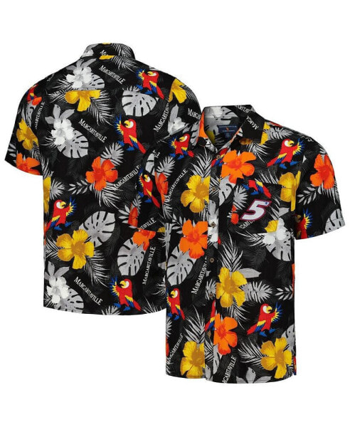 Рубашка Margaritaville мужская "Островная жизнь" с цветочным узором полная застежка