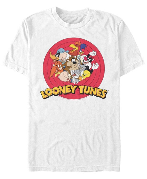 Men's Looney Tunes Classic Circle Short Sleeve T-shirt