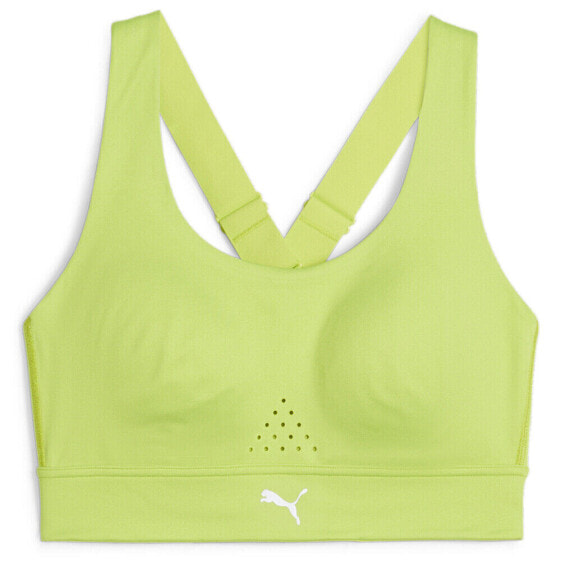 Puma Pwrbreathe Run Sports Bra Womens Green Casual 52507439