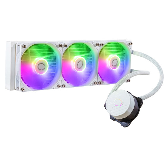 Cooler Master MasterLiquid 360L Core ARGB White - Liquid ?ooling kit - 12 cm - 650 RPM - 1750 RPM - 27.2 dB - 71.93 cfm