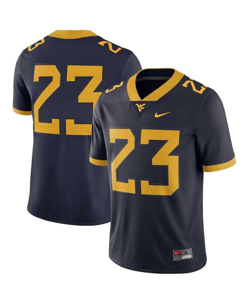 Men's #23 Navy West Virginia Mountaineers Game Jersey