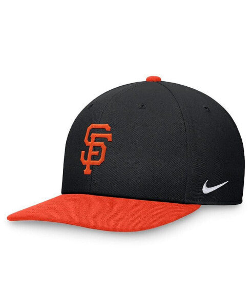 Черно-оранжевая двухцветная кепка Snapback "San Francisco Giants" Nike для мужчин