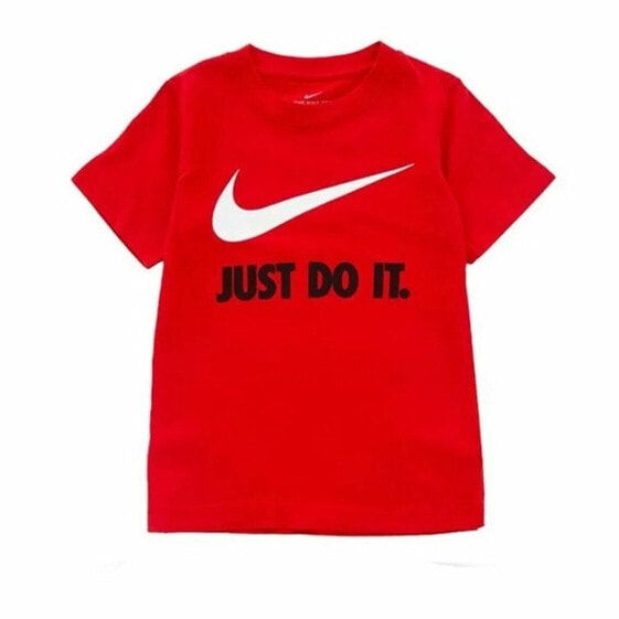 Детская футболка с коротким рукавом Nike Swoosh Красный