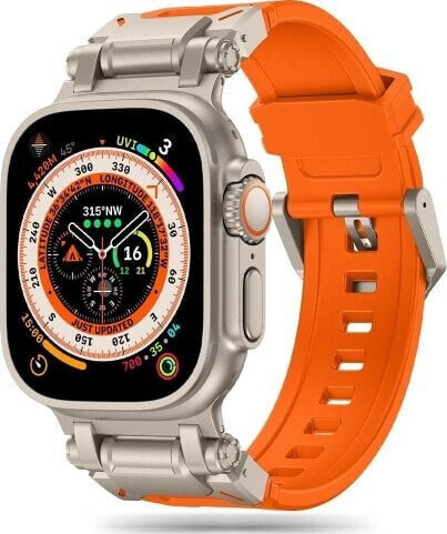 Tech-Protect TECH-PROTECT DELTA PRO APPLE WATCH 4 / 5 / 6 / 7 / 8 / 9 / SE / ULTRA 1 / 2 (42 / 44 / 45 / 49 MM) ORANGE/TITANIUM