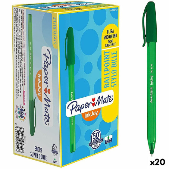 Ручка Paper Mate Inkjoy 50 Предметы Зеленый 1 mm (20 штук)