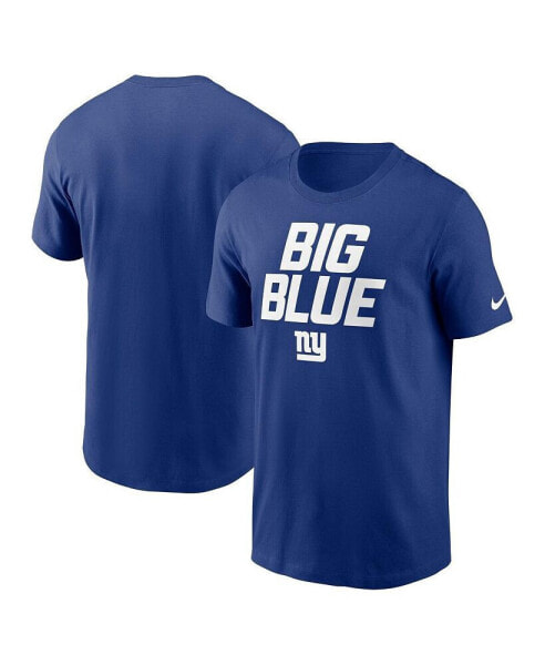 Men's Royal New York Giants Local T-shirt