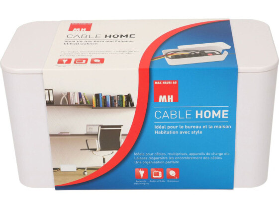 Max Hauri AG Cable Home Cable Facility Box, Cable box, Floor, Plastic, White