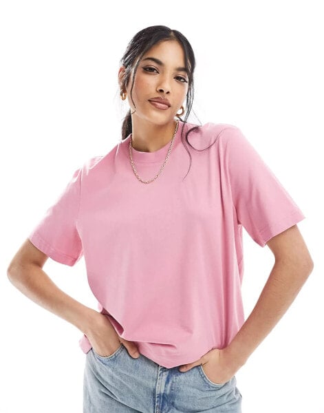 & Other Stories relaxed short sleeve t-shirt in pink