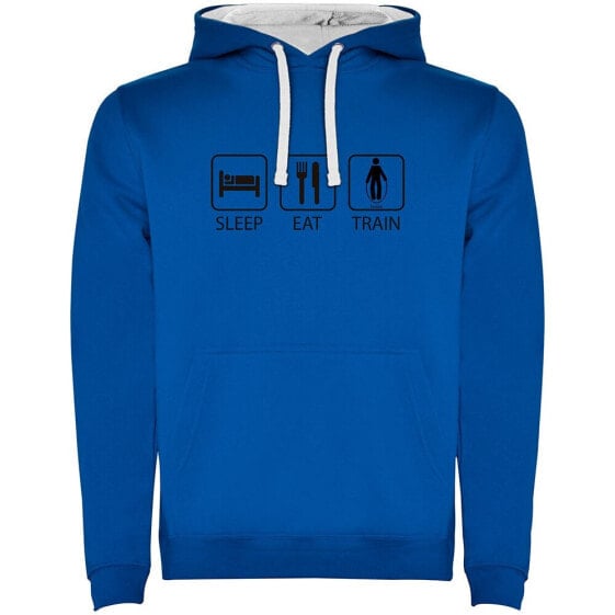 KRUSKIS Sleep Eat And Train Two-Colour hoodie