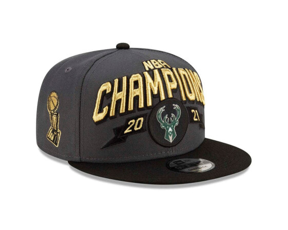 Milwaukee Bucks 2021 Locker Room Finals Champ 9FIFTY Cap