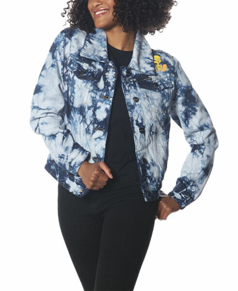 Women's Bull Denim Looney Tunes Trucker Jacket