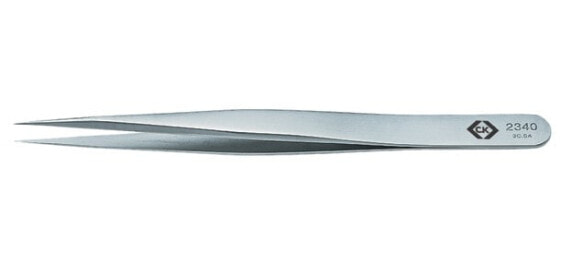 Пинцет ручной C.K T2340 - Нержавеющая сталь - Нержавеющая сталь - Острый - Прямой - 11 см