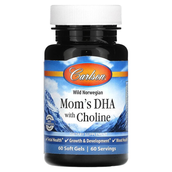 Wild Norwegian, Mom's DHA with Choline, 60 Soft Gels
