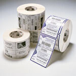 Zebra 12-Pack Label DT 4X6 475/ROLL PE DQP 3000 - White - Paper - Thermal transfer - 2.5 cm - 5700 pc(s) - 475 pc(s)