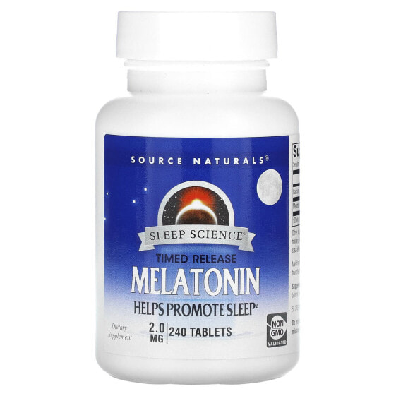 Melatonin, Time Release, 2 mg, 240 Tablets