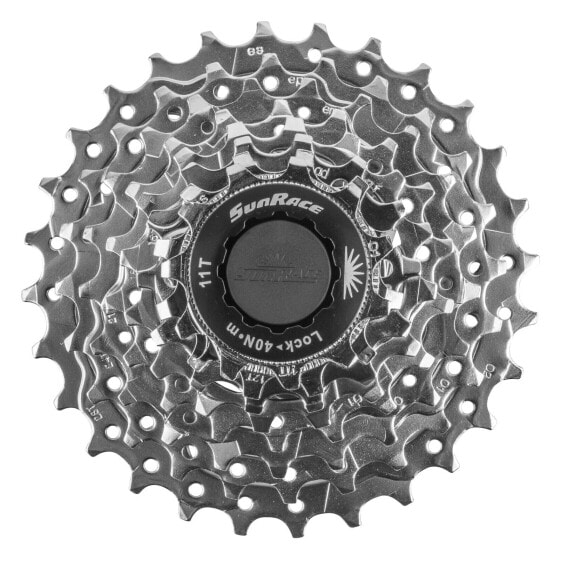 SunRace R86 Cassette - 8-Speed, 11-28t, Nickel