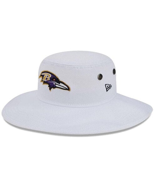 Men's White Baltimore Ravens 2023 NFL Training Camp Panama Bucket Hat