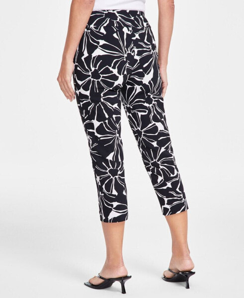 Women's Printed Capri Pants, Created for Macy's