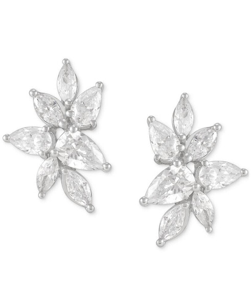 Lab Grown Diamond Marquise & Pear Stud Earrings (1-1/2 ct. t.w.) in 14k White Gold