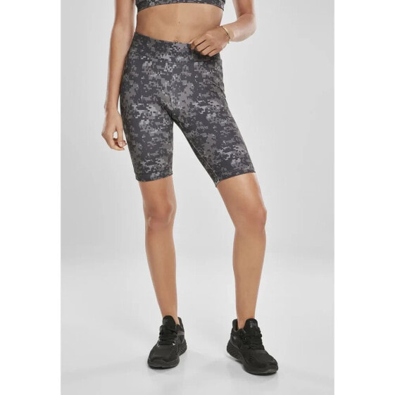 URBAN CLASSICS Cycling High Waist Camo Tech shorts