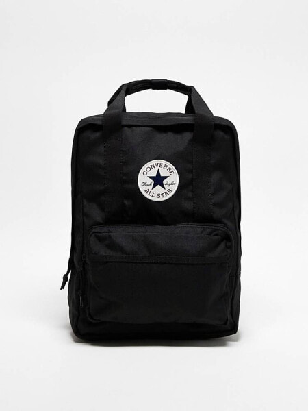 Converse small square backpack in black