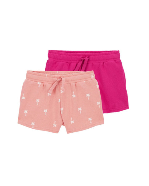 Kid 2-Pack Pull-On French Terry Shorts 4