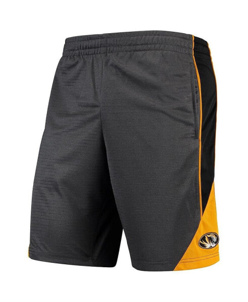 Men's Charcoal Missouri Tigers Turnover Team Shorts