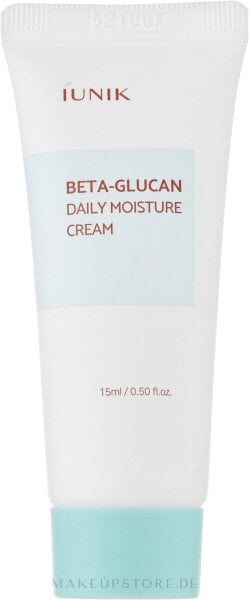 Feuchtigkeitsspendende Anti-Aging Gesichtscreme mit Beta-Glucan - iUNIK Beta-Glucan Daily Moisture Cream 15 ml