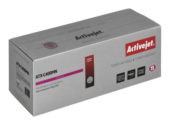 Activejet ATX-C400MN toner (replacement for Xerox 106R03511; Supreme; 2500 pages; purple) - 2500 pages - Purple - 1 pc(s)