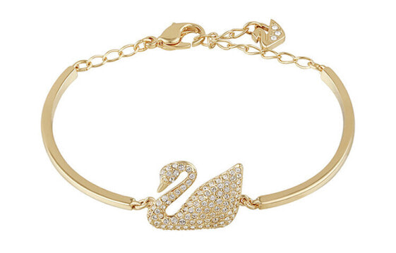 Браслет Swarovski Crystal Swan Gold