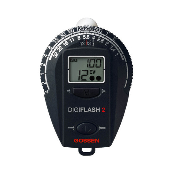 GOSSEN Digiflash 2, 50 mm, 23 mm, 75 mm, 40 g, 9 V, -10 - 60 °C