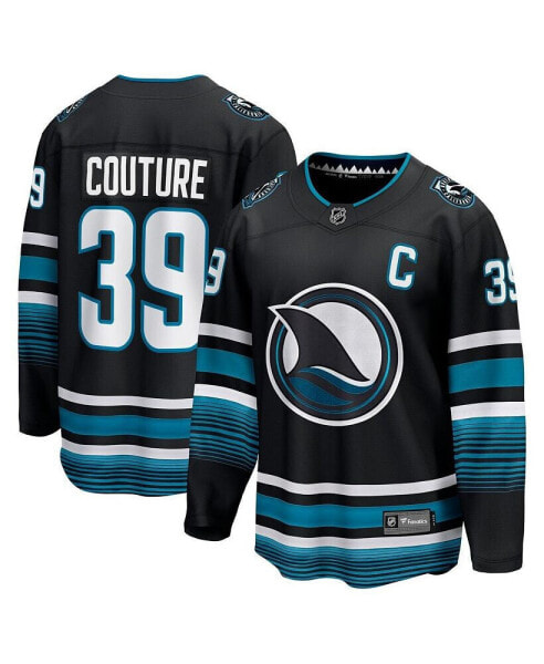 Men's Logan Couture Black San Jose Sharks Alternate Premier Breakaway Player Jersey